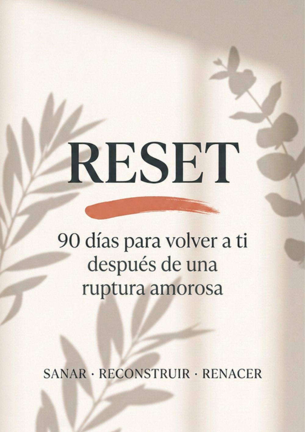 RESET · 90 días para volver a ti — portada del workbook digital